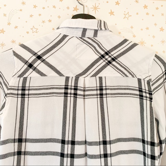 Rails Hunter White Jet Flannel Long Sleeve Shirt - Picture 9 of 16